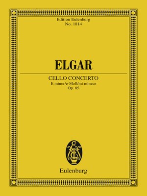 cover image of Cello Concerto E minor